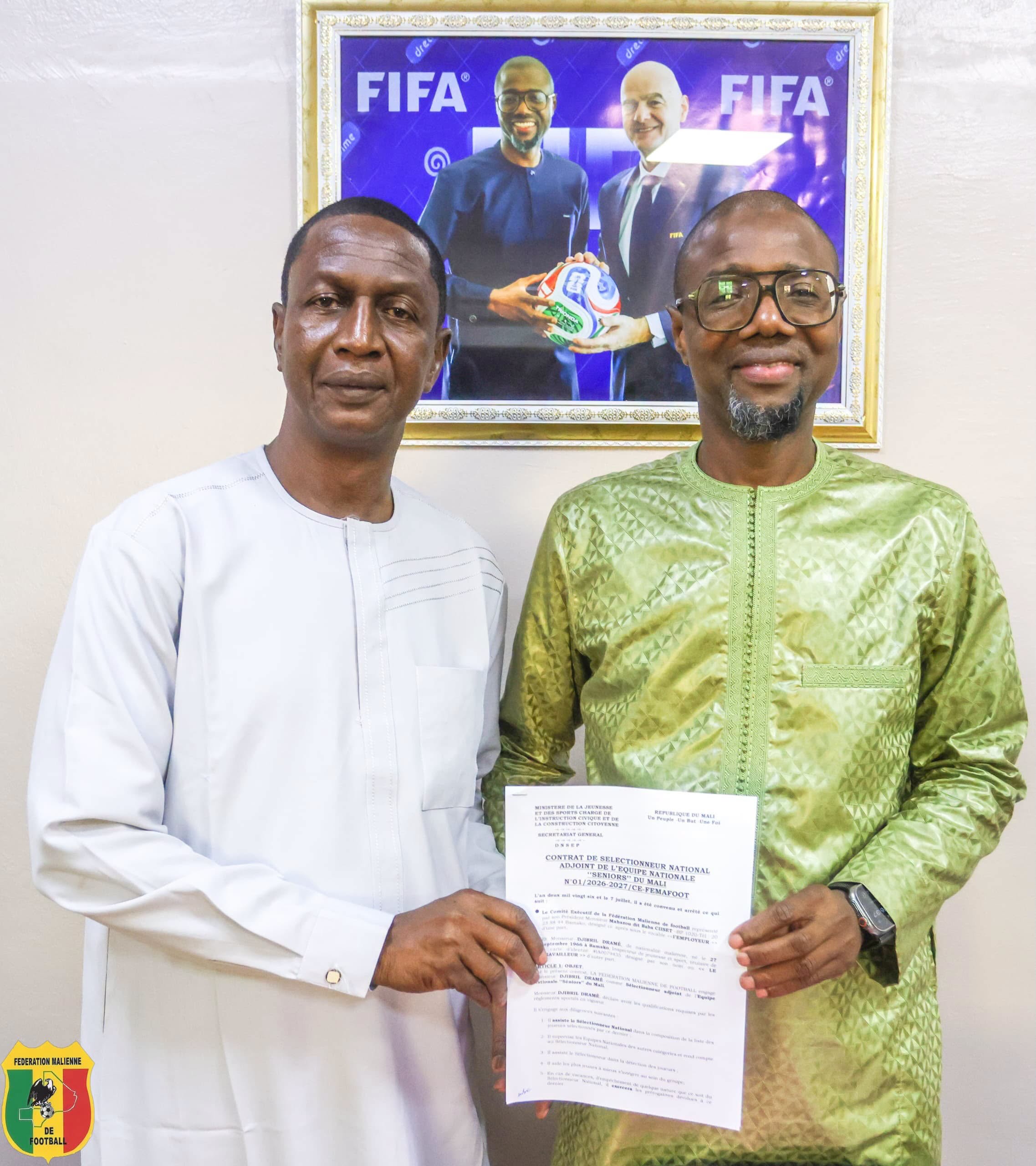AIGLES DU MALI: DJIBRIL DRAME, ADJOINT DE DA SILVA