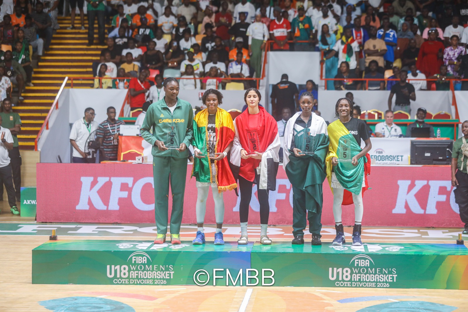 AFRO BASKET U18 Filles et Garçons : Et DE 10 pour les Aiglonnes