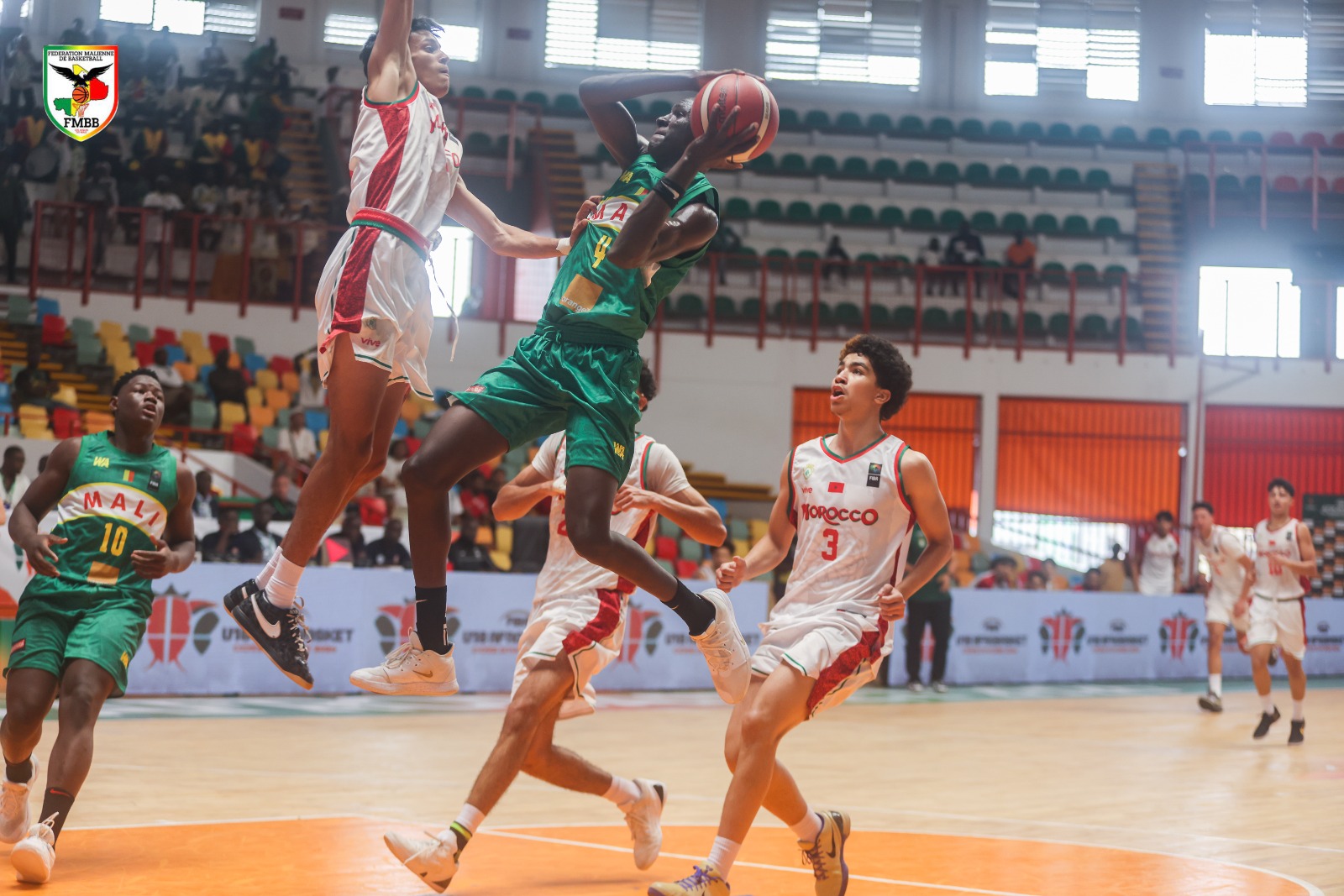 AFROBASKET U18 FILLES ET GARÇONS (J1) LES MALIENS S’OFFRENT LES MAROCAINS
